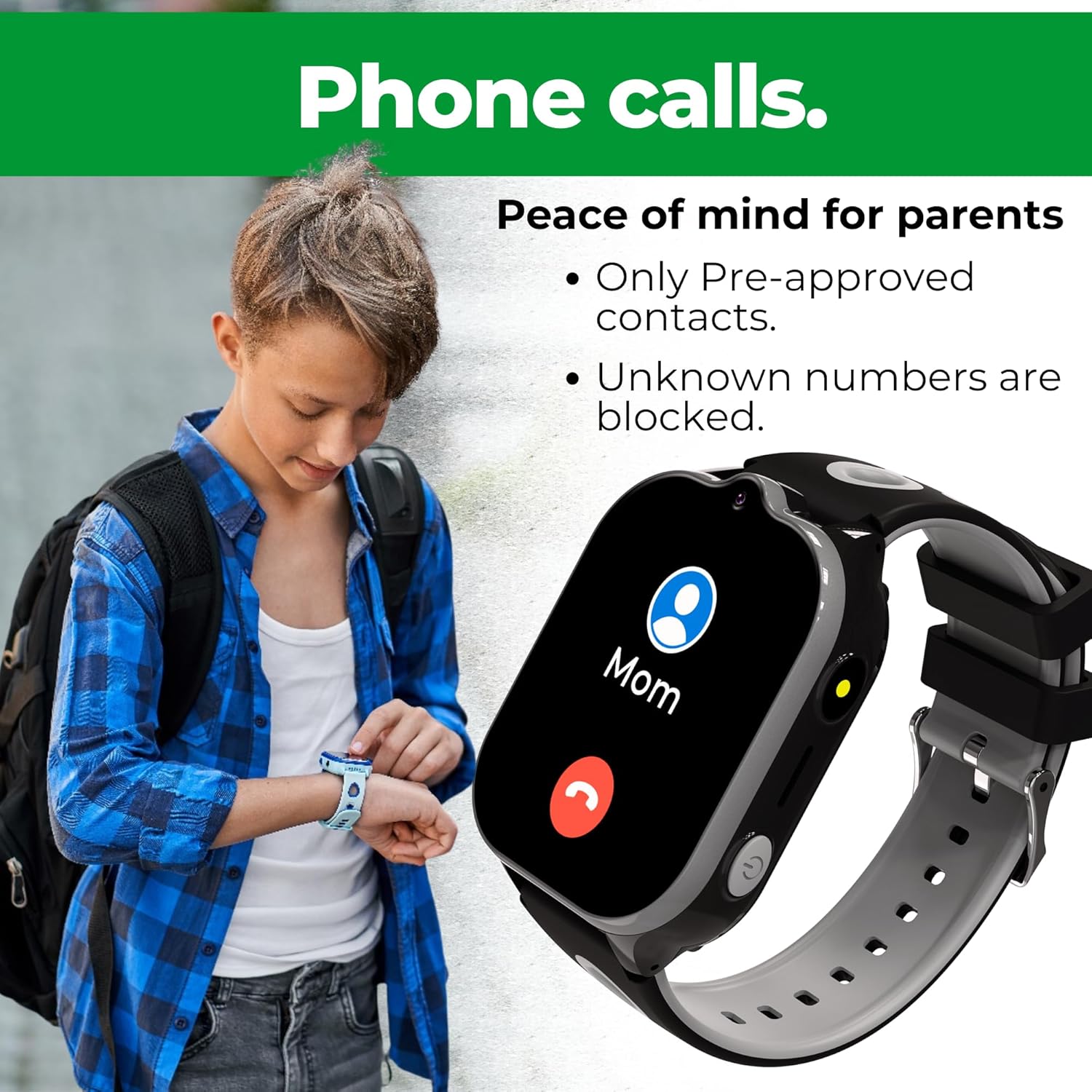 2025 Model Smart Watch | Phone Watch & GPS Tracker | Calling, Texting, GPS Tracking, Camera, School Model | SOS & Safety Alerts - Image 7