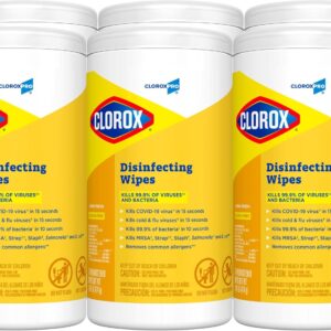 CloroxPro Clorox Disinfecting Wipes, Lemon Fresh, 75 Count (Package May Vary)