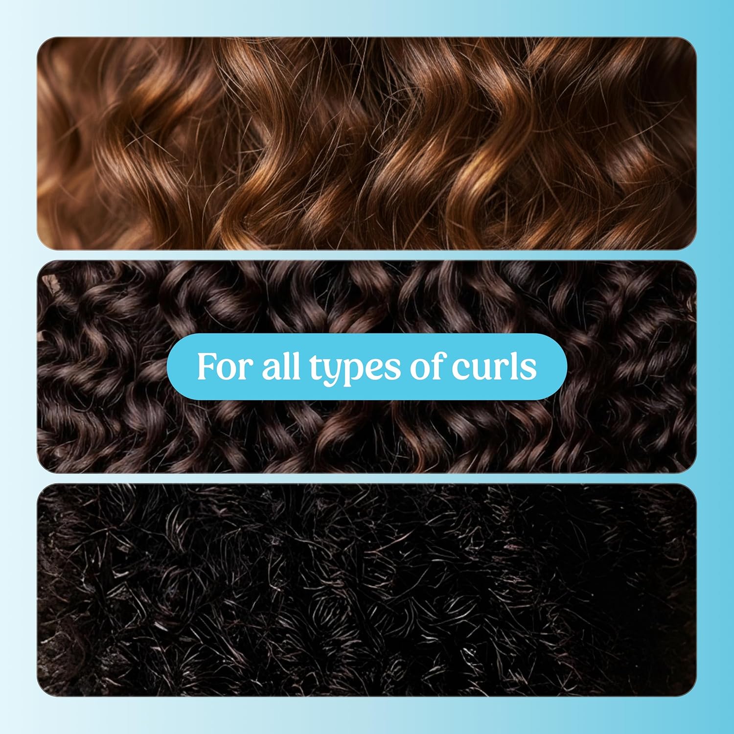 SKALA Expert Mais Cachos 2 in 1 Treatment Cream & Leave In Conditioner for Curly Hair, Vegan Hair Mask, Shea Butter & Castor Oil, Deep Hydration Mask, Softening & Smoothing, Anti Frizz Formula, 1000g - Image 4