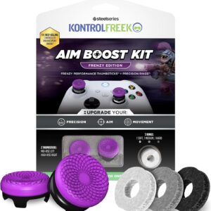 KontrolFreek Aim Boost Kit for Xbox One and Xbox Series X Controller | Includes Performance Thumbsticks and Precision Rings | Frenzy Edition