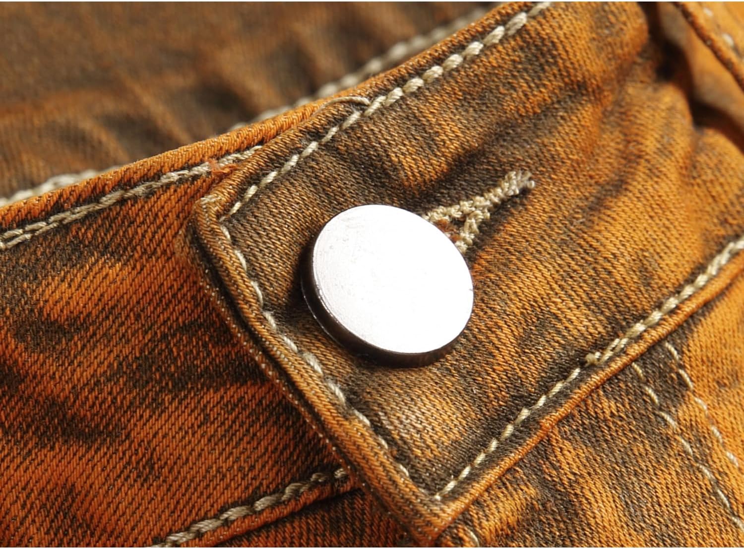 Men's Slim Fit Stretch Jean Blue Or Black Comfortable Soft Ripped Pants Demin - Image 5