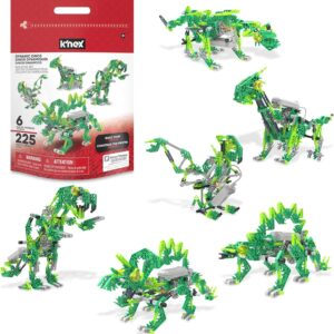 K’NEX Dynamic Dinos 6-in-1 Building Set – STEM Building Kit, Kid Construction, Creative Play Toy‚ Ages 8+