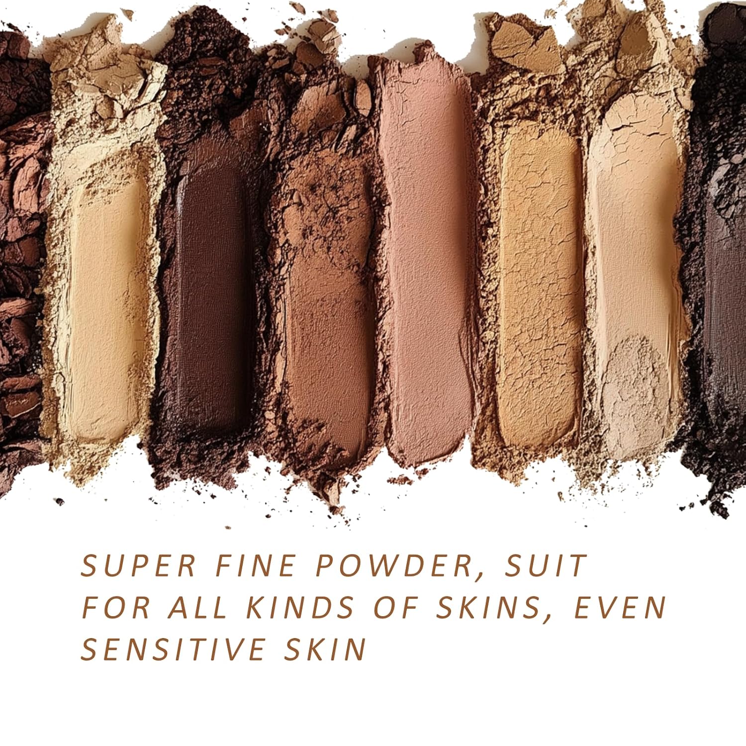 K'APEINE Eyeshadow Palette 9-Colors Nude Eye Shadow Palette Natural Brown Makeup Kit Warm-Toned Highly Pigmented Eyeshadow for Eyes Long Lasting Naturing-Looking for Women-Chocolate - Image 3