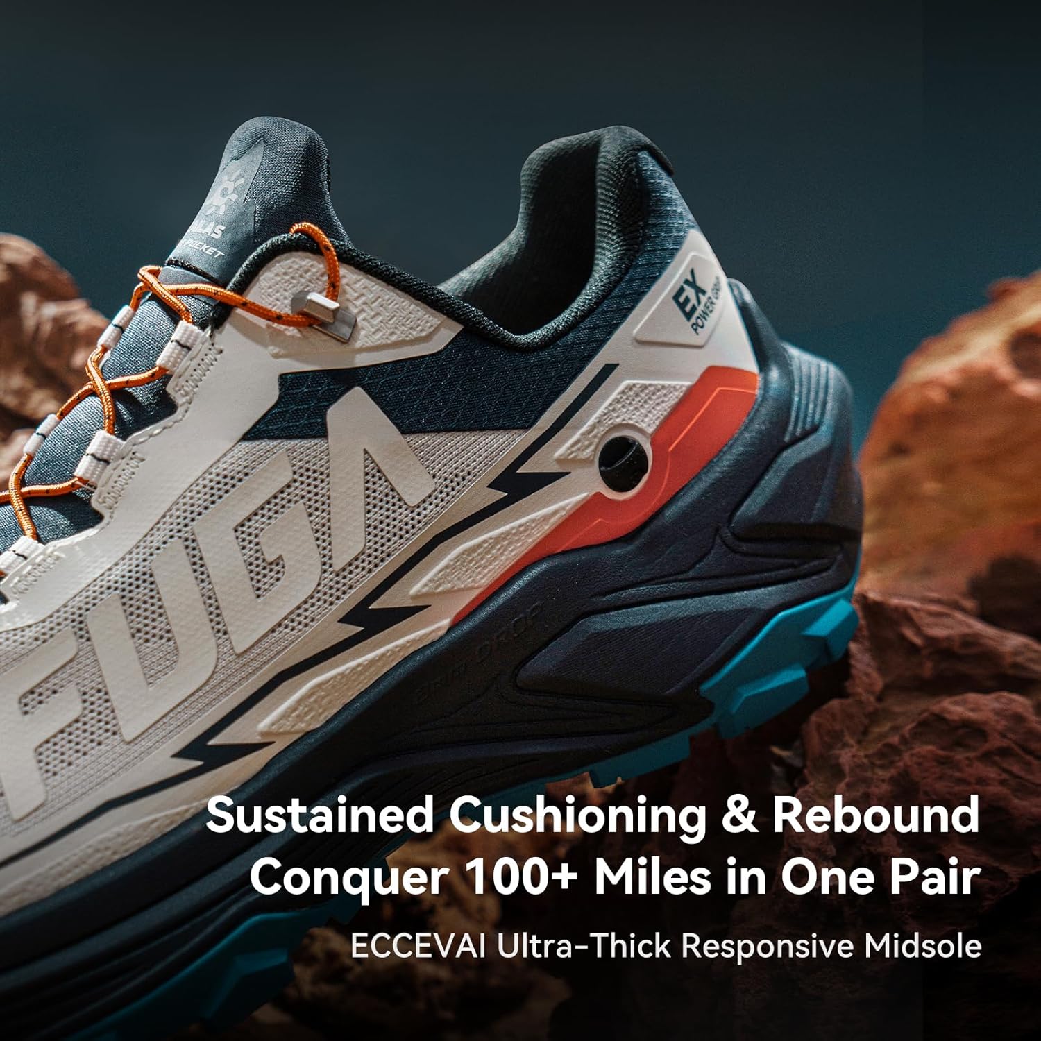 KAILAS Men's FUGA EX 3 Trail Running Shoes Lightweight Slip Resistant Breathable Jogging Hiking Sneakers - Image 5