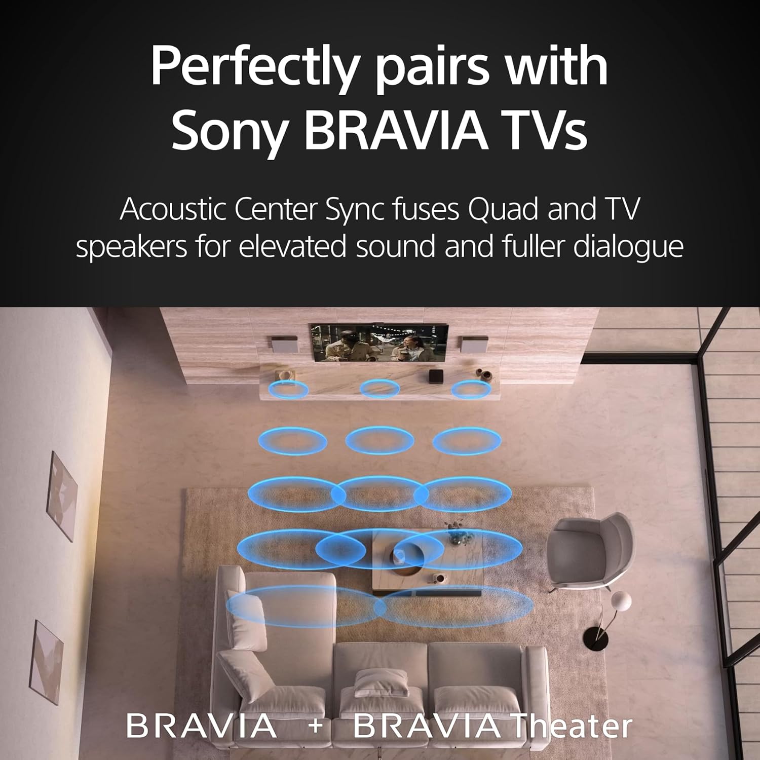Sony BRAVIA Theater Quad 16-Speaker Home Theater Audio System with 4 Wireless Speakers, 360 Spatial Sound Mapping, Dolby Atmos/DTS:X Support, Room Calibration (HT-A9M2) - Image 10