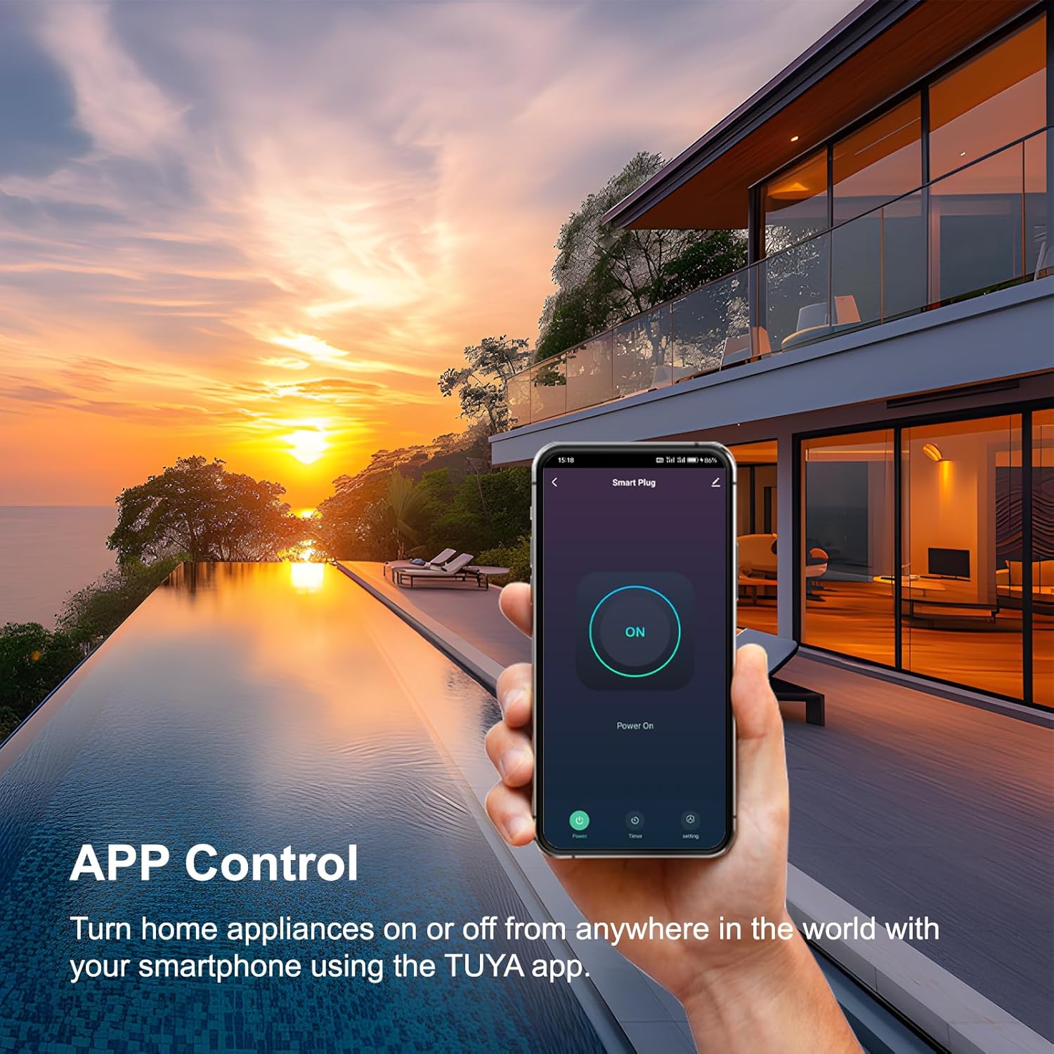 Smart Plug, WiFi Plugs Work with Alexa & Google Assistant, Smart Outlet with Timer & Group Controller, WiFi Outlet for Home, No Hub Required, ETL & FCC Certified, 2.4GHz WiFi, 10A, 2 Pack - Image 5