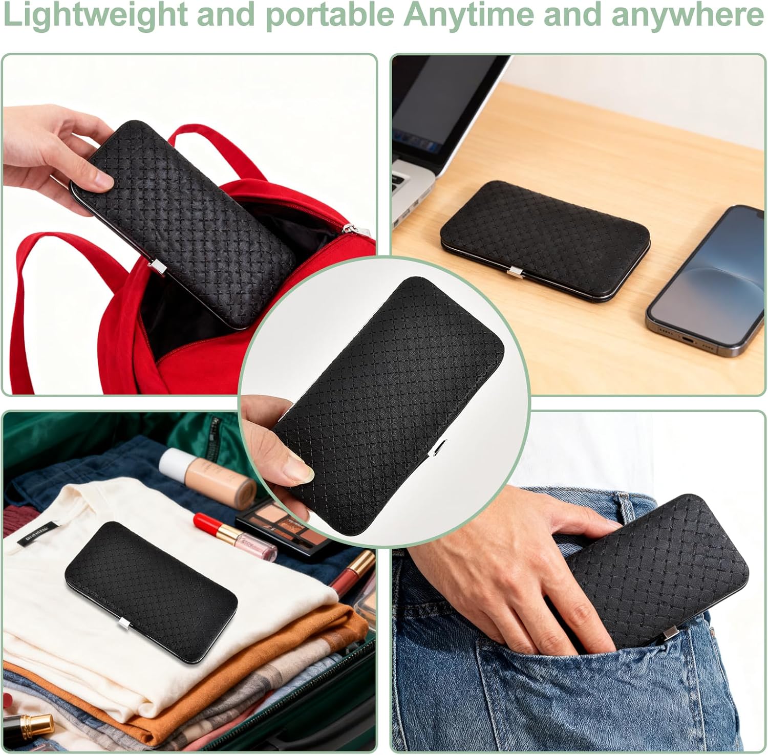 19 in 1 Manicure Set & Nail Clippers Kit, Professional Stainless Steel Grooming Kit for Women & Men, Complete Nail Care Tools with Travel Case, Ideal for Toenail, Pedicure, Home Use or Travel, Black - Image 4