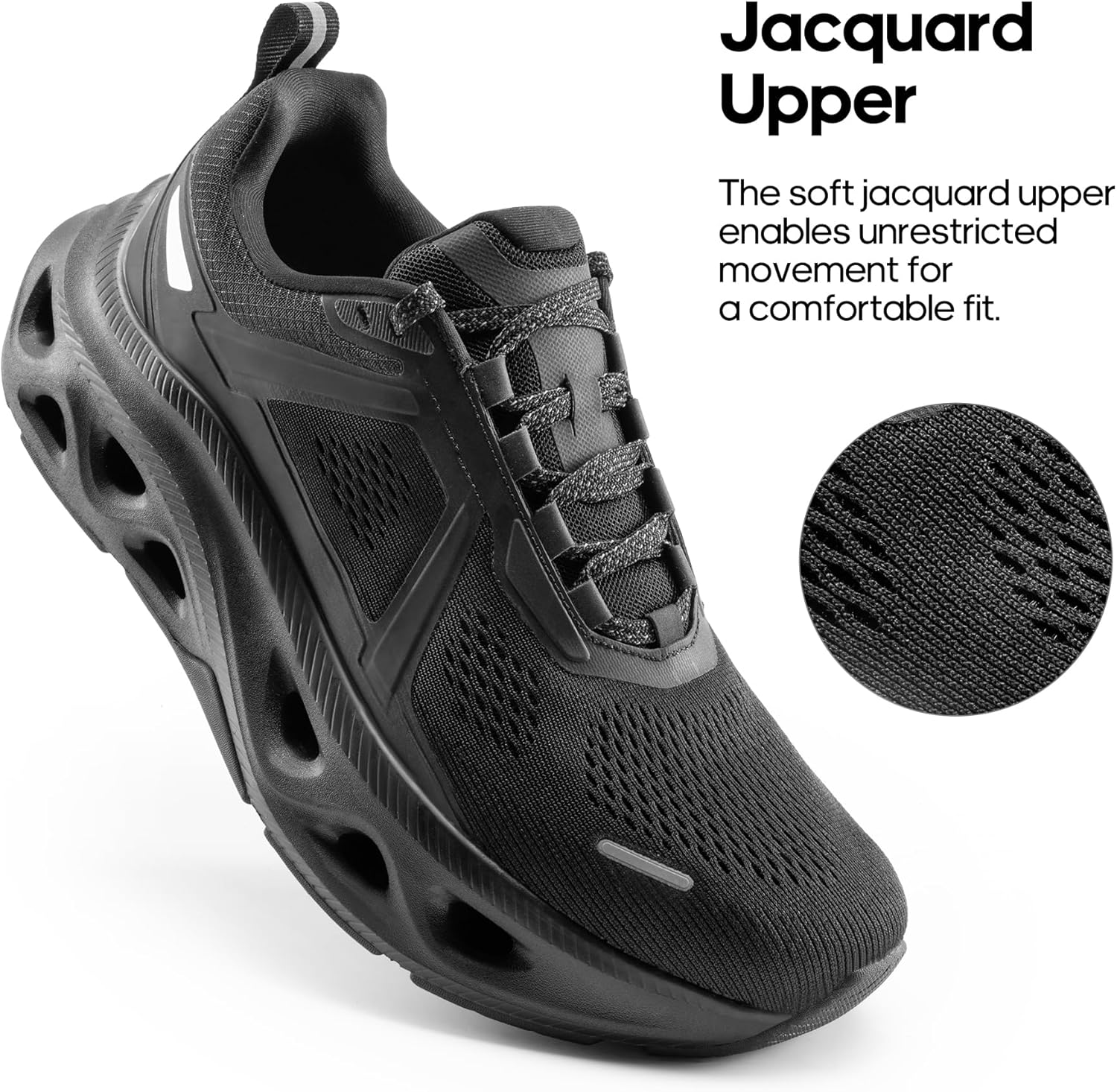 NORTIV 8 Men's Comfortable Walking Shoes MovePropel Athletic Breathable Gym Workout Tennis Jogging Cross Training Non Slip Fashion Running Sneakers - Image 6