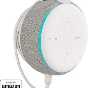Made for Amazon Mount for Echo Dot (3rd Gen) – White