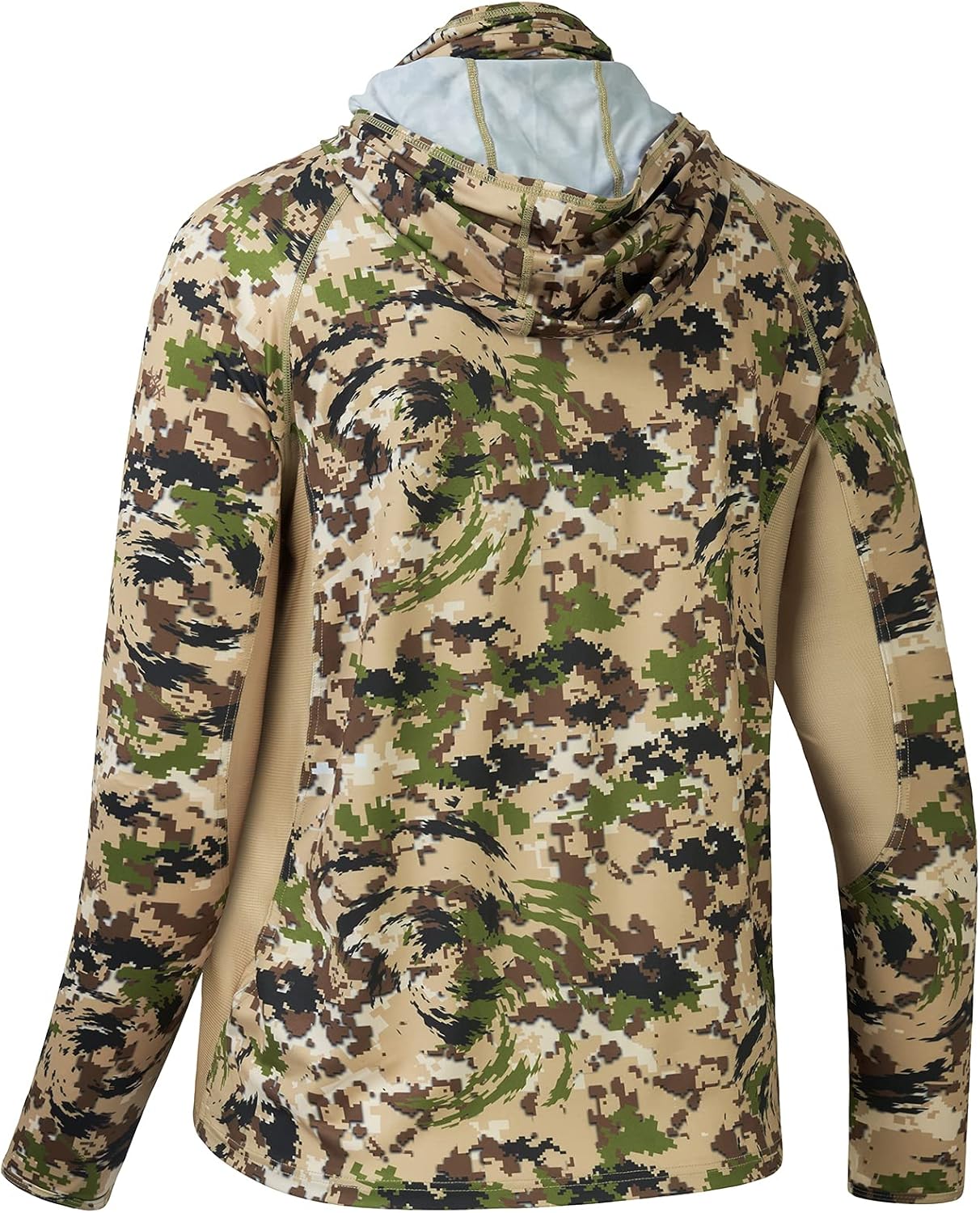 BASSDASH Men's UPF 50+ Camo Long Sleeve Hunting Fishing Hoodie Shirt - Image 3