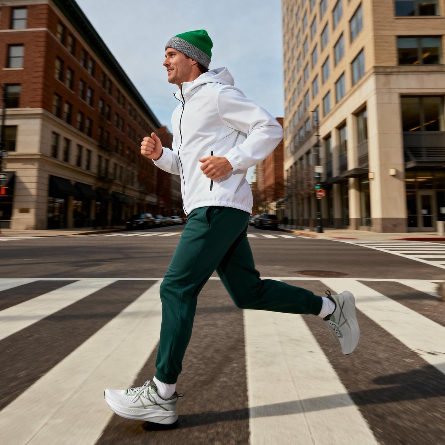 Men's Road Running Shoes Cushion Tennis Shoes Non-Slip Comfortable Lightweight Gym Workout Athletic Arch Support Walking Sneakers Active5K - Image 2