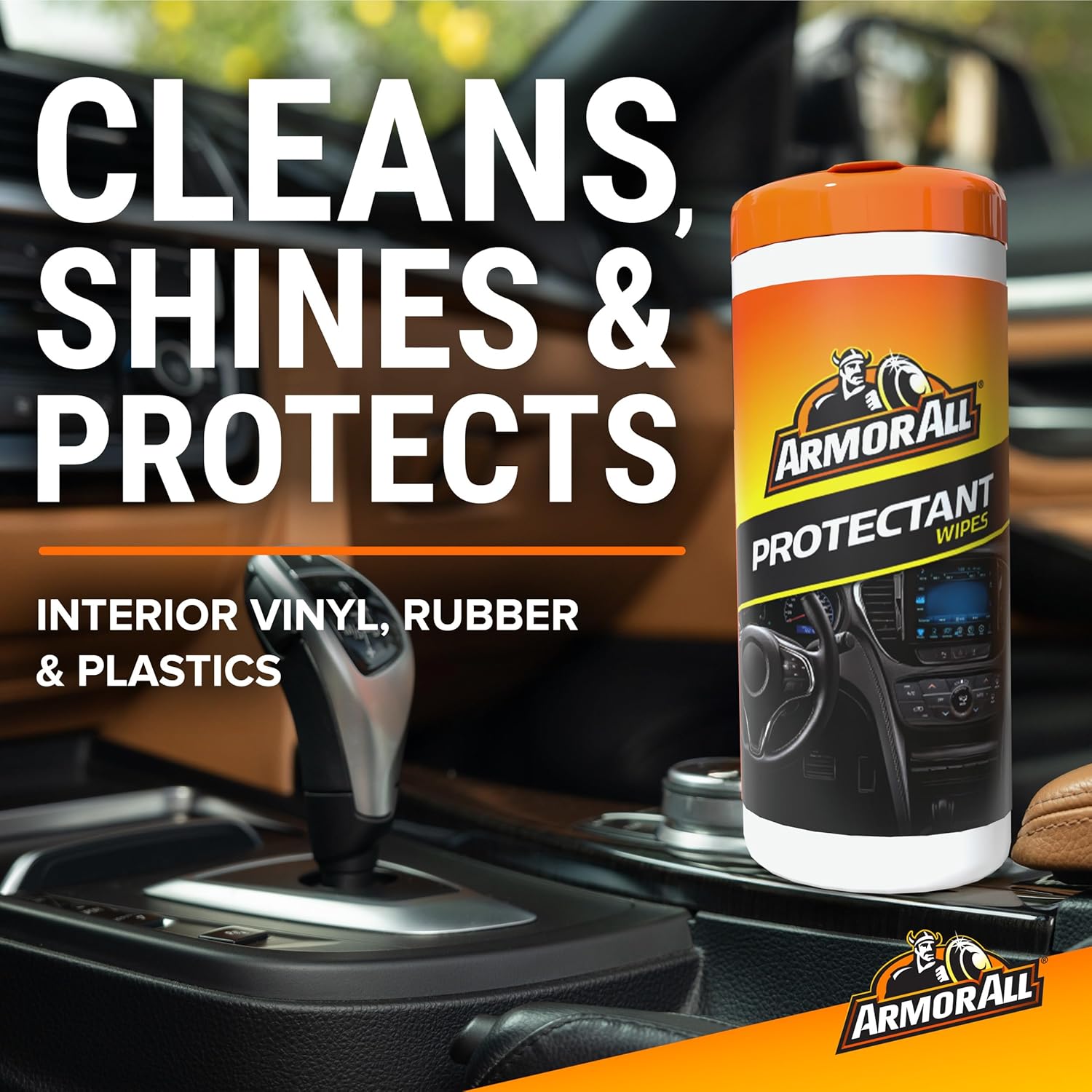 Armor All Car Interior Value Pack, 90 Count, Includes Auto Glass Cleaner, Cleaning Wipes and Protectant Wipes - Image 4