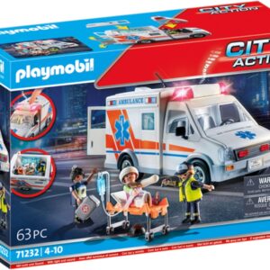 Playmobil Ambulance with Accessories and 3 Figures
