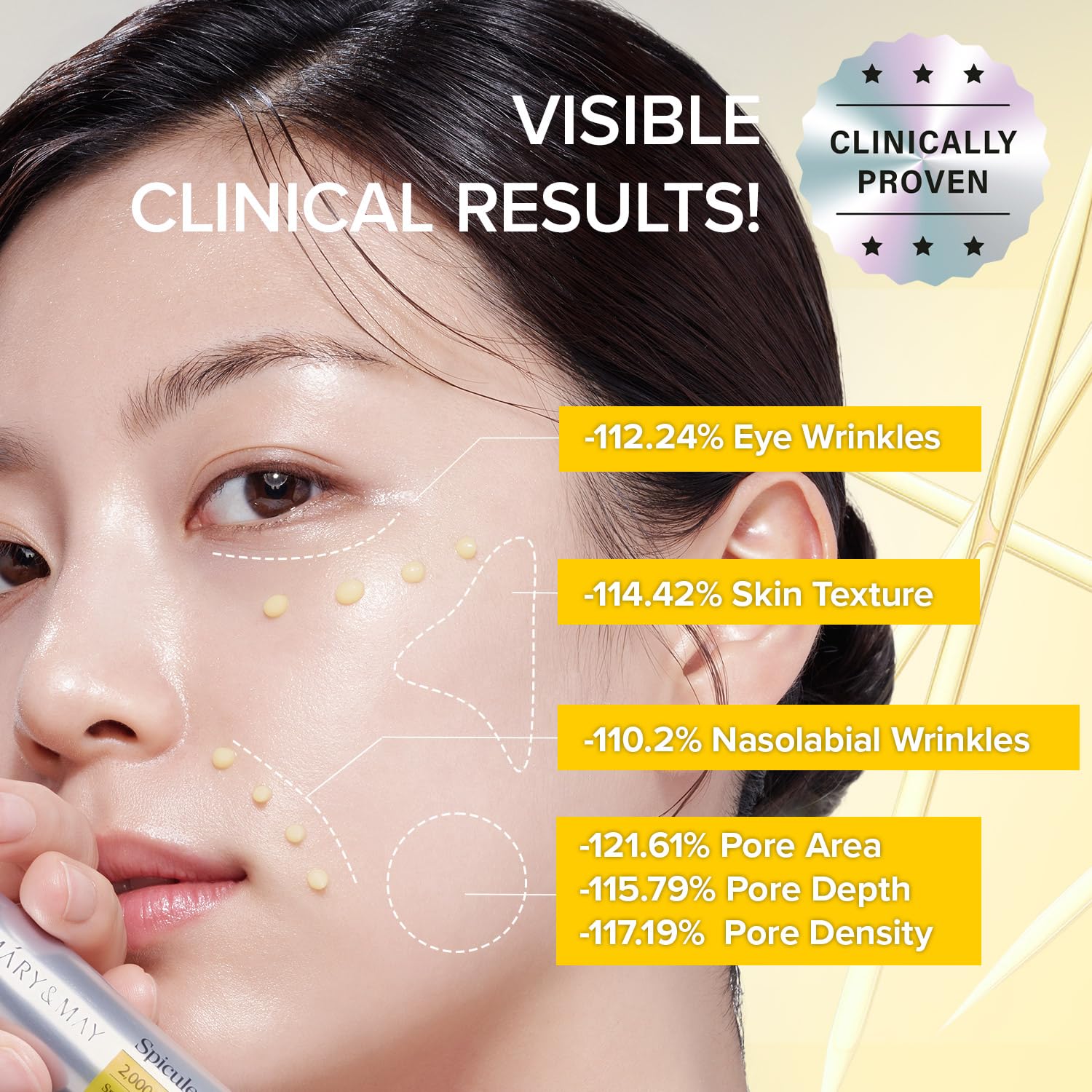 Mary&May Spicule Retinol PDRN Cream - Korean Face Moisturizer with Marine Spicules & Nano Liposome Retinol - Pore Texture Firming Treatment, Ceramide Panthenol for Sensitive Skin, 15g / 0.5 oz - Image 7