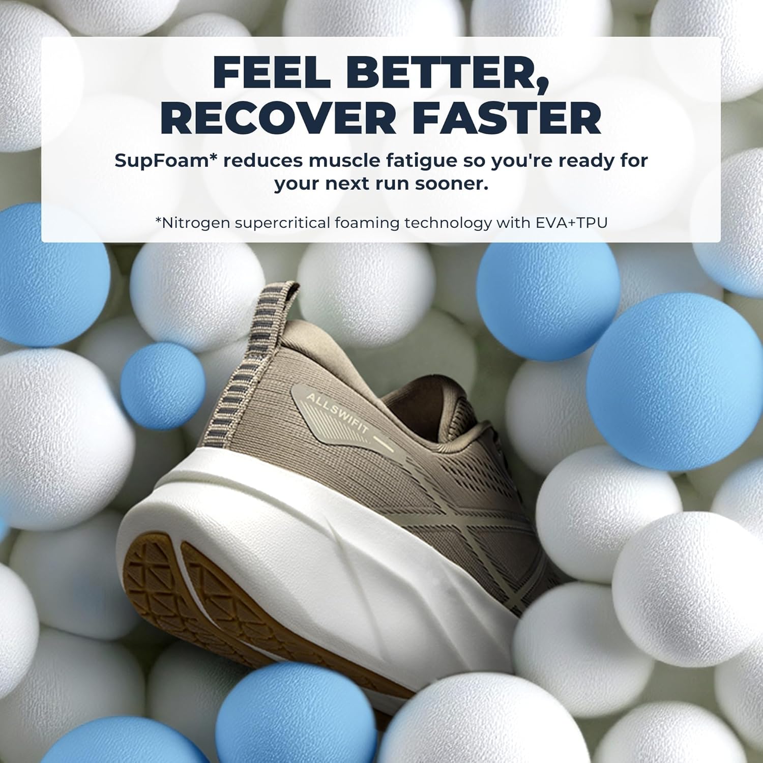 Men's Road Running Shoes Cushion Tennis Shoes Non-Slip Comfortable Lightweight Gym Workout Athletic Arch Support Walking Sneakers Active5K - Image 3