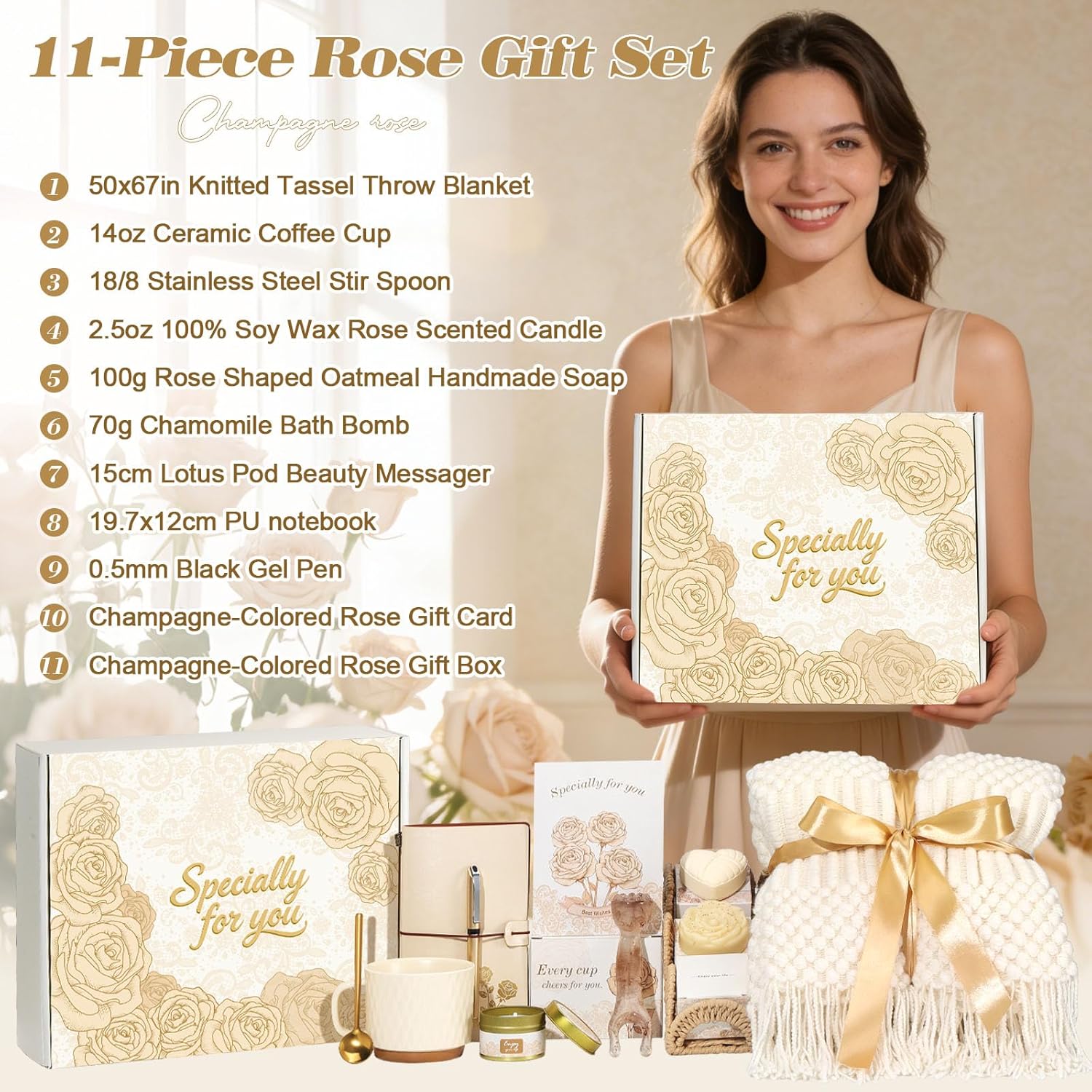 Gifts for Womens Birthday Gifts for Women Self Care Gift - Valentines Day Gifts for Her Mom Wife Daughter Sister Girlfriend Best Friend, Thinking of You Relaxation Gift Spa Gifts Baskets for Women - Image 2