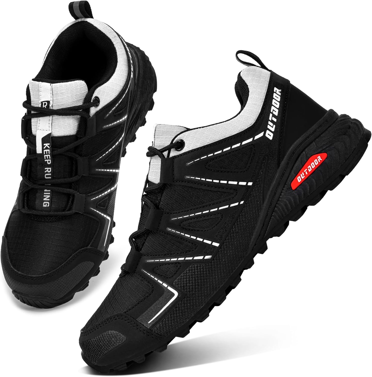 Men's Trail Running Shoes Waterproof Lightweight Non-Slip Walking Hiking Sneakers Men Outdoor - Image 7