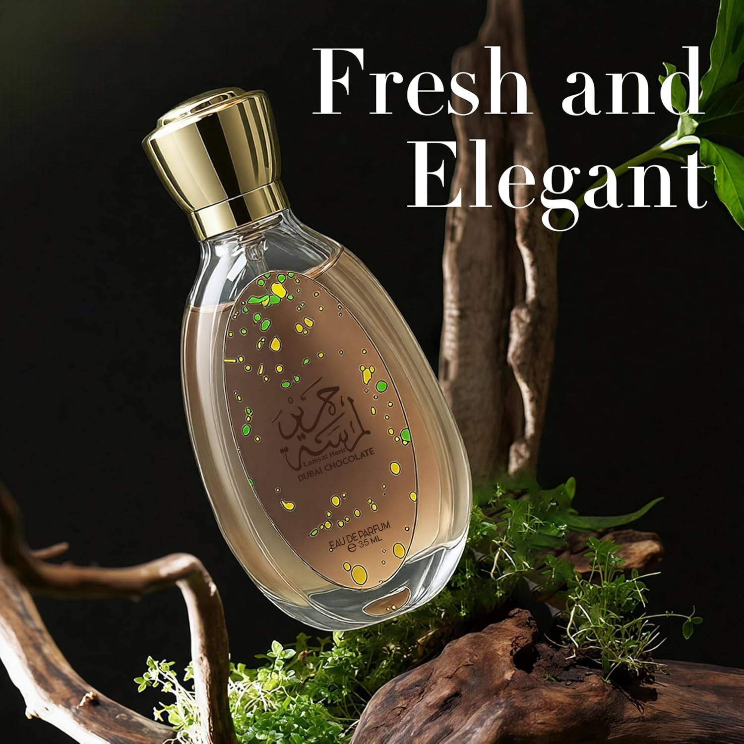 Dubai Chocolate Unisex Perfume Gourmand Scent with Pistachio, Caramel, Long Lasting Arabian Fragrance, Luxurious Unisex Scent for Women & Men Daily Use Cologne (Chocolate 35ml) - Image 4