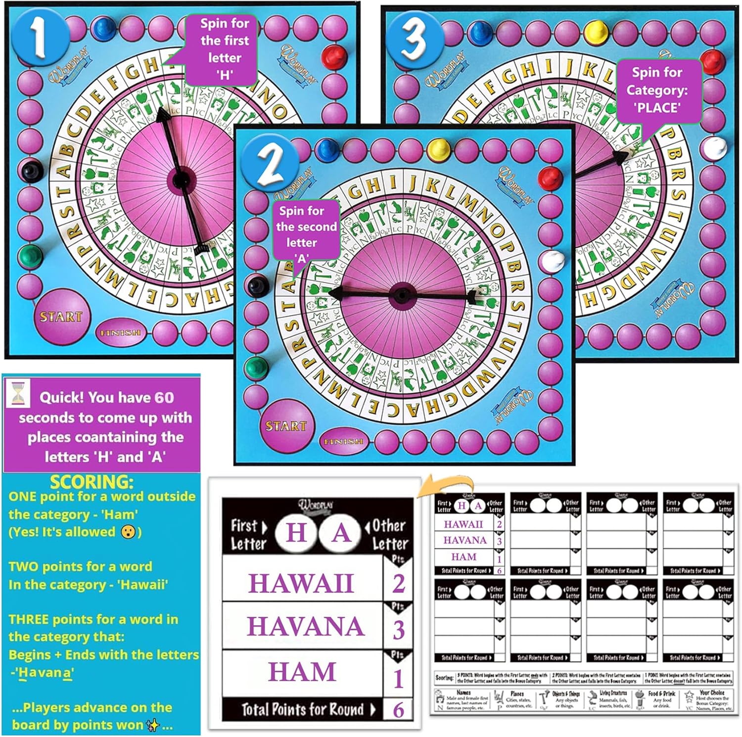 Wordplay – The Ultimate Fast-Paced Word Challenge Board Game for Family & Friends – Adult & Family Game Night Fun - Image 3