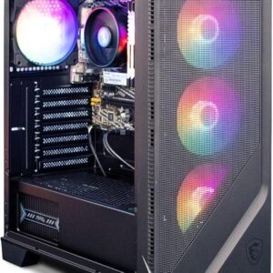 Raptor Desktop (AMD Ryzen 7 5700G 4.6GHz NVIDIA, 16GB 2 * 8 GB DDR4 3600, 512Gb M2 NVME SSD, RGB Fans, W11, WiFi Ready, Mouse and Keyboard)