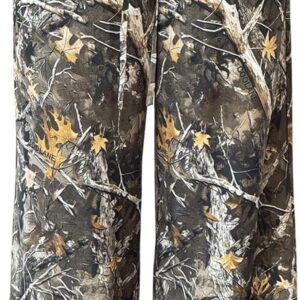 Floerns Girl’s Camouflage Baggy Wide Leg Hunting Sweatpants Drawstring Camo Pant