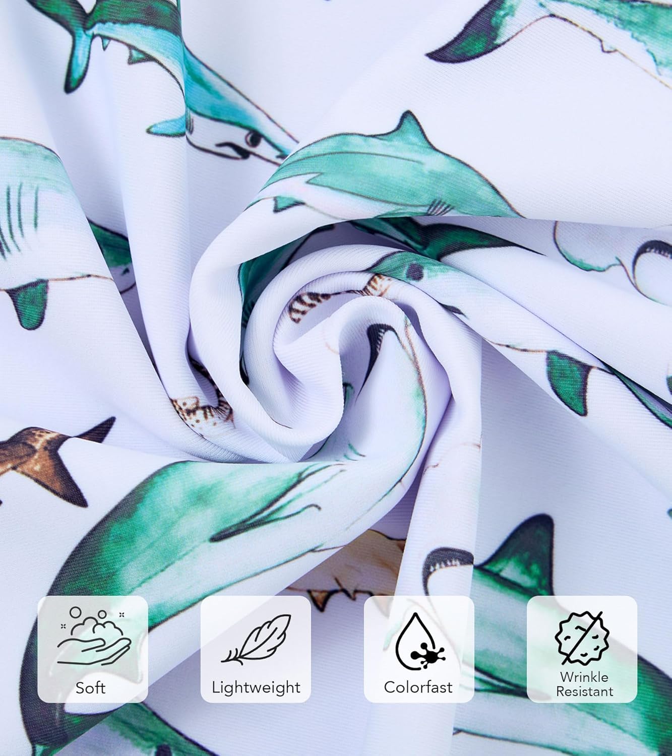 UNIFACO UPF 50+ Little Boys Long Sleeve Rash Guard Swim Shirt Premium Sun Shirt for 1-8 Years - Image 5