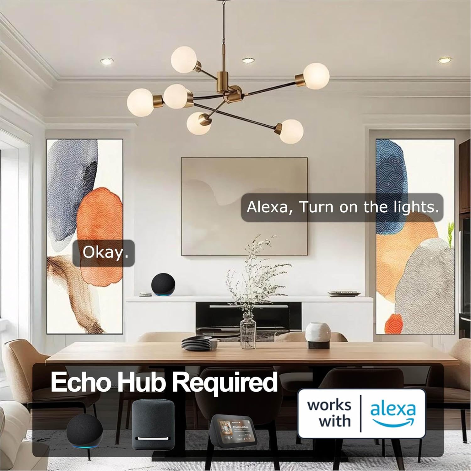 ILC G25 Globe Light Bulbs, App-Controlled LED Bulb with Bluetooth Mesh, 6W, 60W Equivatlent, 600LM, CCT: 2700K-6000K, CRI>95+, E26 Base, 120V for Vanity, Pendant fixtures, Bathroom (6 Pack) - Image 4