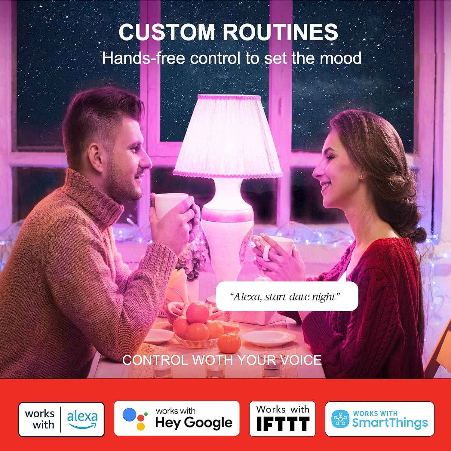 Sengled Smart Bulb, Color Changing Smart Bulbs Compatible with Google Assistant, WiFi Light Bulbs No Hub Required A19 RGB Multicolor LED Light Bulb 60W Equivalent 800LM, 2 Pack - Image 6