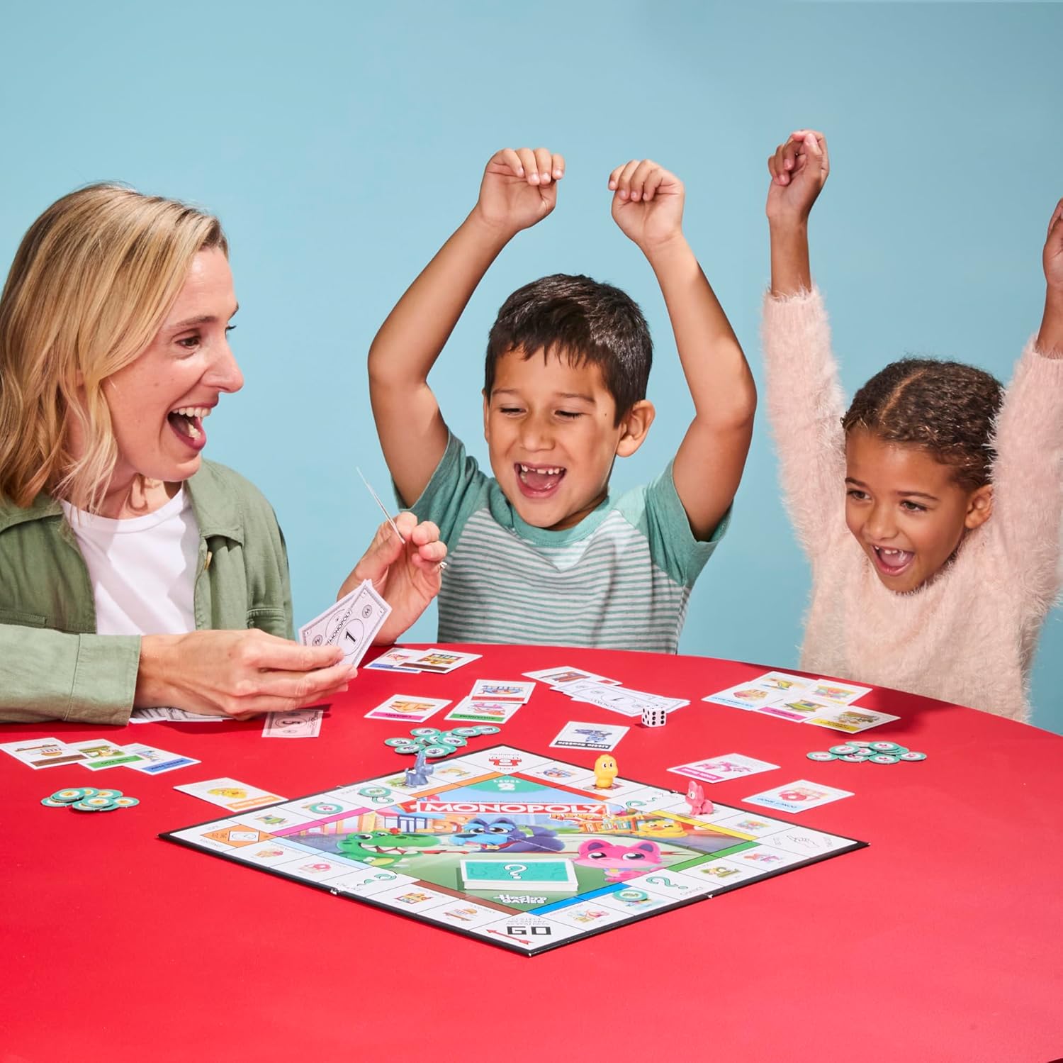 Monopoly Junior Board Game (2026 Edition) | 2 Games in 1 for Younger Kids, 2-Sided Board | Ages 4+ | 2-4 Players | 20 Mins. | Gifts for Preschoolers - Image 5