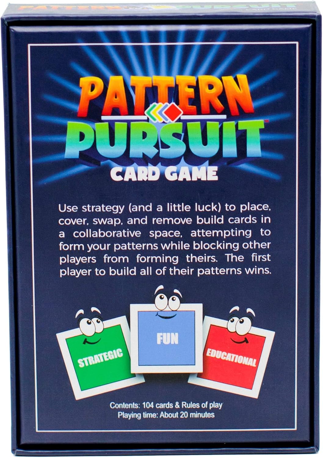 Pattern Pursuit Card Game | Best Fun Family Games for Kids, Teens, and Adults | 2-6 Players Ages 7+ | Quick & Easy Strategy Game | Educational Family Card Game | Great for Game Night, Trips, Camps - Image 2