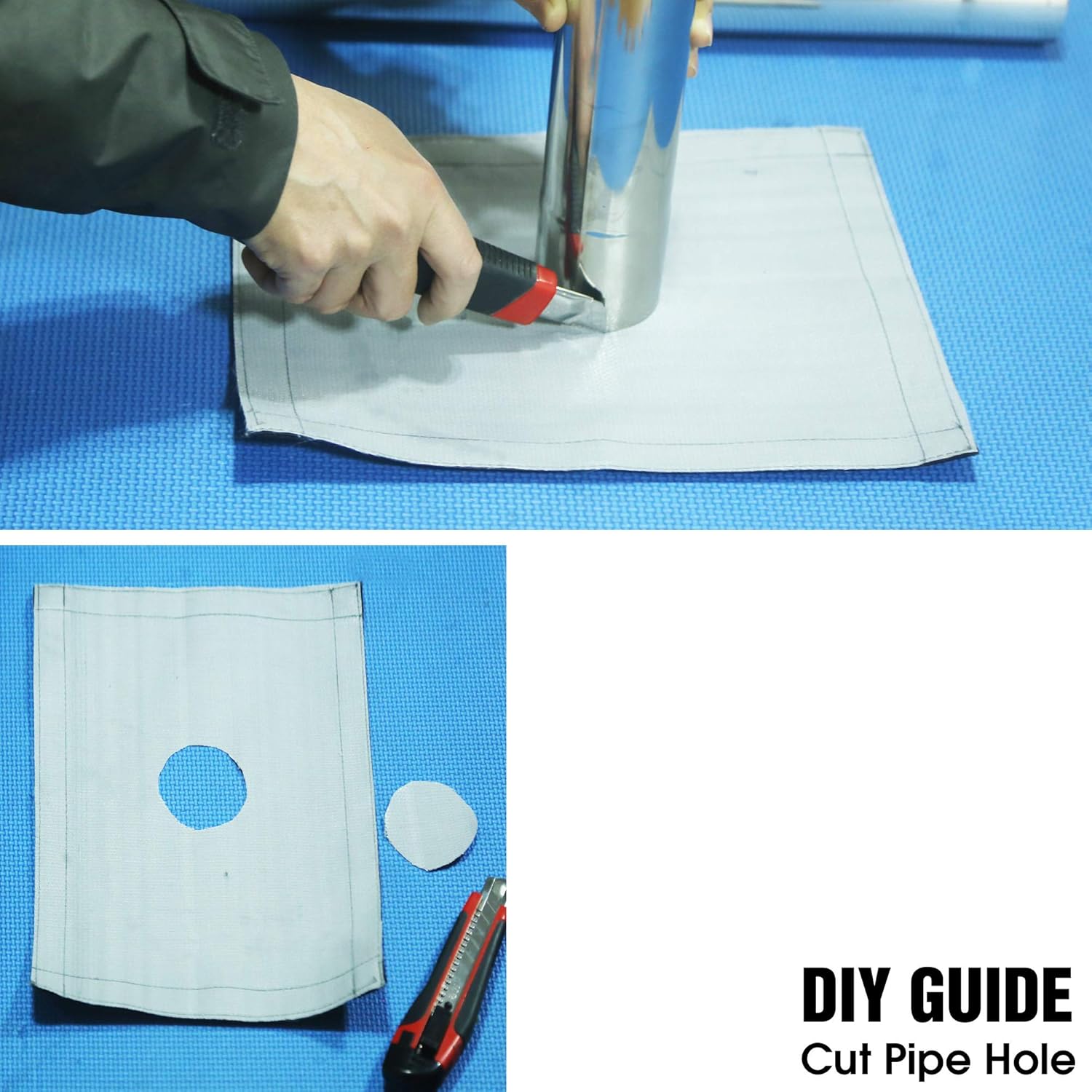 4 Persons 5lb Lightweight Tipi Hot Tents with Stove Jack, 7'3" Standing Room, Teepee Tent for Hunting Family Team Backpacking Camping Hiking - Image 7