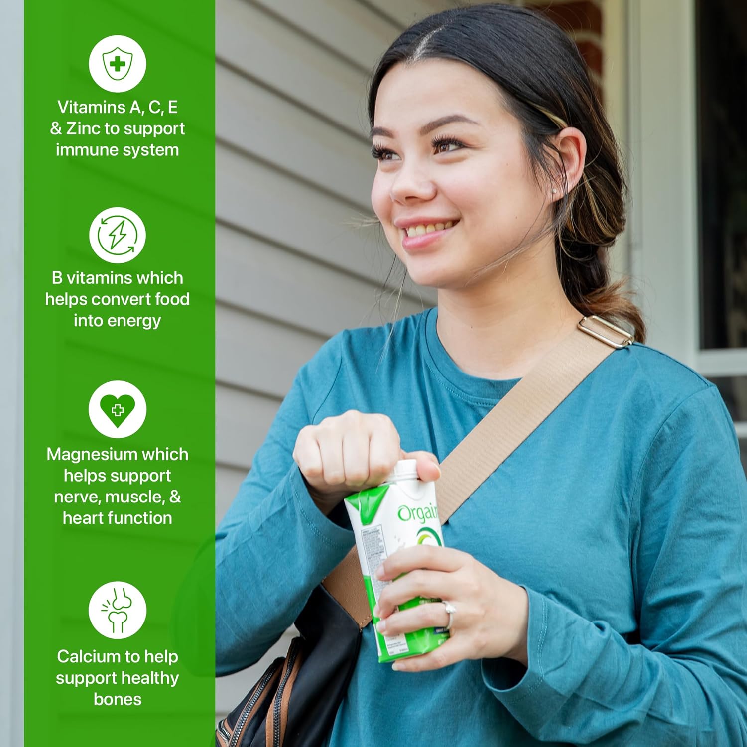 Orgain Organic Nutritional Shake, Vanilla Bean - Meal Replacement, 16g Protein, 20 Vitamins & Minerals, Gluten Free, Soy Free, Kosher, Non-GMO, 11 Ounce, 4 Count (Packaging May Vary) - Image 5