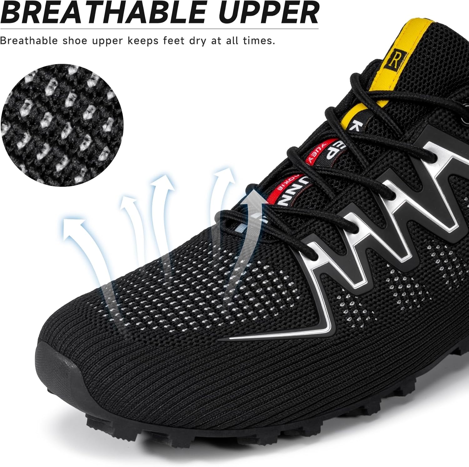 Men's Trail Running Shoes Non-Slip Lightweight Walking Hiking Shoes Men Fashion Breathable Outdoor - Image 7