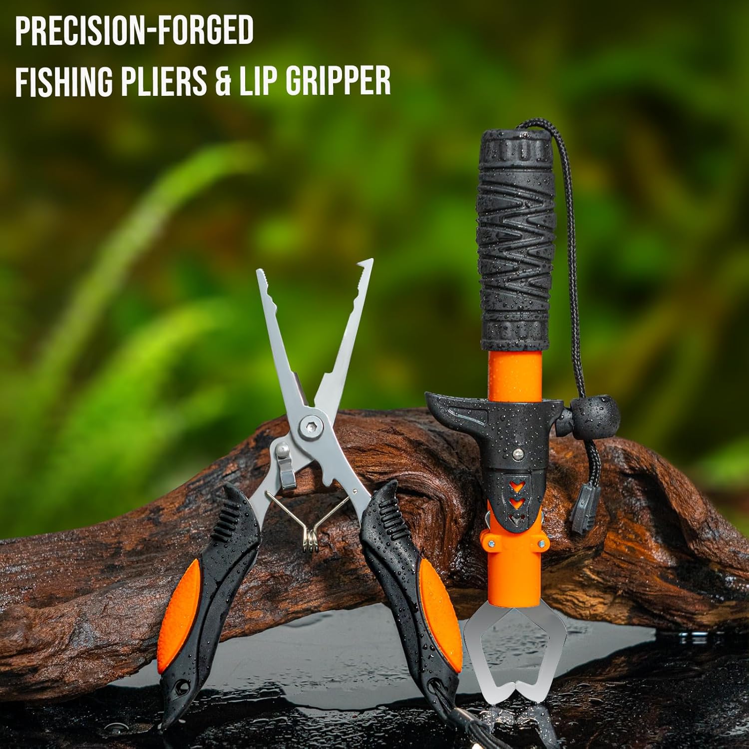 THKFISH Fishing Rod and Reel Combo with Backpack, Telescoping Fishing Pole Spinning Reel Kit with Fishing Lures, Pliers and Fish Lip Gripper for Adults - Image 4