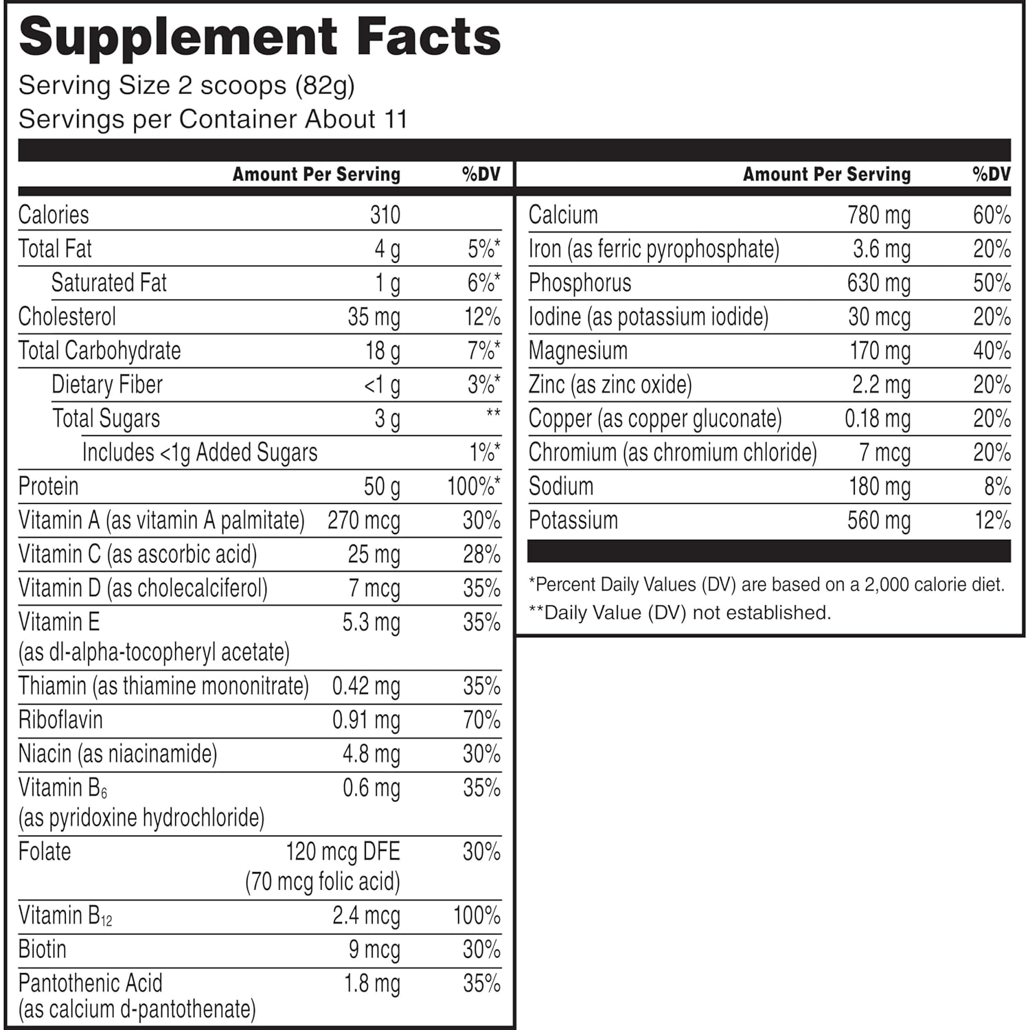 Muscle Milk Pro Series Protein Powder Supplement, Slammin' Strawberry, 2 Pound, 11 Servings, 50g Protein, 3g Sugar, 20 Vitamins & Minerals, NSF Certified for Sport, Packaging May Vary - Image 2
