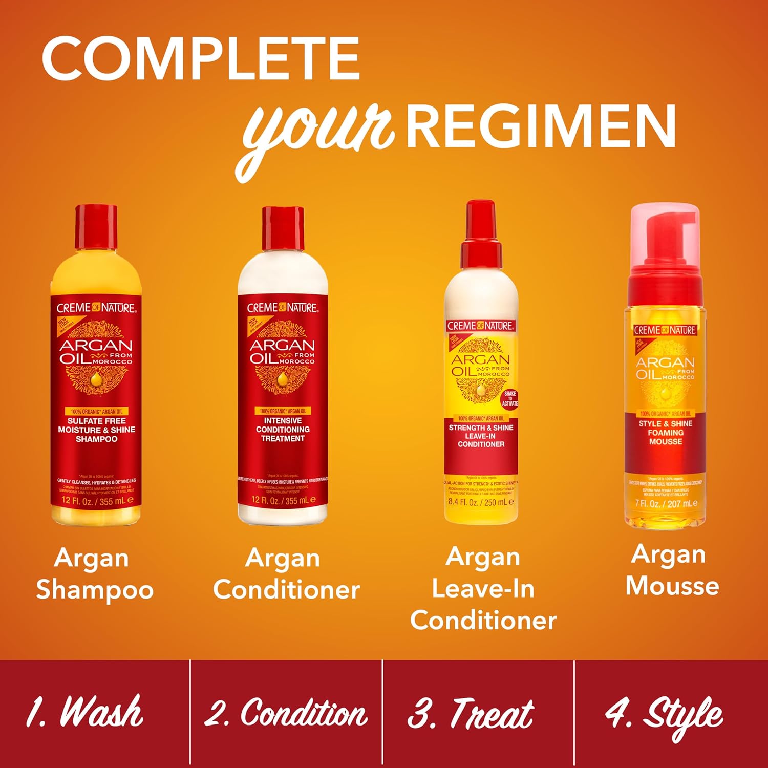 Creme of Nature Perfect 7™ Leave-In Treatment, 7-in-1 Spray For Frizz-Control, Protects From Heat and Detangles, Infused with Argan Oil, 5.1 fl oz - Image 7