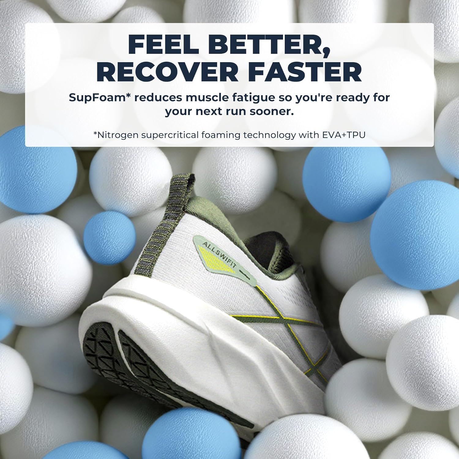 Men's Road Running Shoes Cushion Tennis Shoes Non-Slip Comfortable Lightweight Gym Workout Athletic Arch Support Walking Sneakers Active5K - Image 3