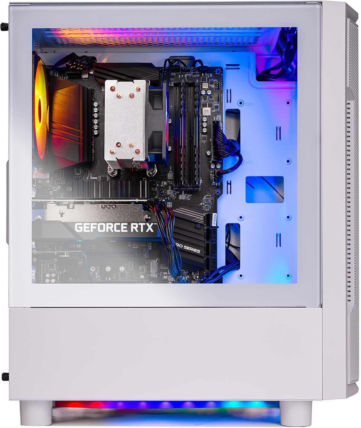 Skytech Archangel Gaming PC Desktop, Ryzen 5 5500 3.6 GHz (4.2GHz Turbo Boost), NVIDIA RTX 3050 (6GB) 6GB GDDR6, 1TB SSD, 16GB DDR4 RAM 3200, 650W Gold PSU, Wi-Fi, Win 11 Home - Image 2