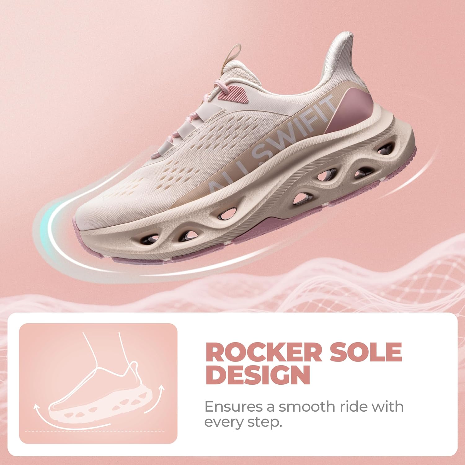 Women's Slip On Walking Shoes Cushioning Hands Free Non Slip Breathable Comfort Workout Running Jogging Gym Athletic Tennis MoveSlide Fashion Sneakers - Image 6