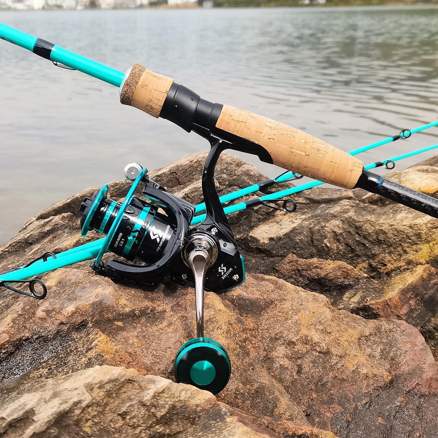 Sougayilang Fishing Rod and Reel Combo, Stainless Steel Guides Fishing Pole with Spinning Reel Combo for Saltwater and Freshwater - Image 9