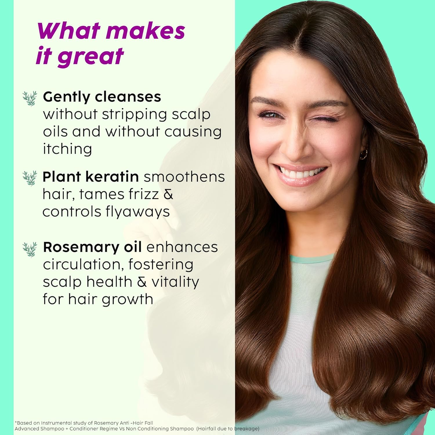 Plix Rosemary Advanced Shampoo for Clean, Smooth Hair | Gentle Sulfate-Free Cleanser for Daily Use | Lightweight Scalp Refresh | For All Hair Types, 6.76 fl oz - Image 6