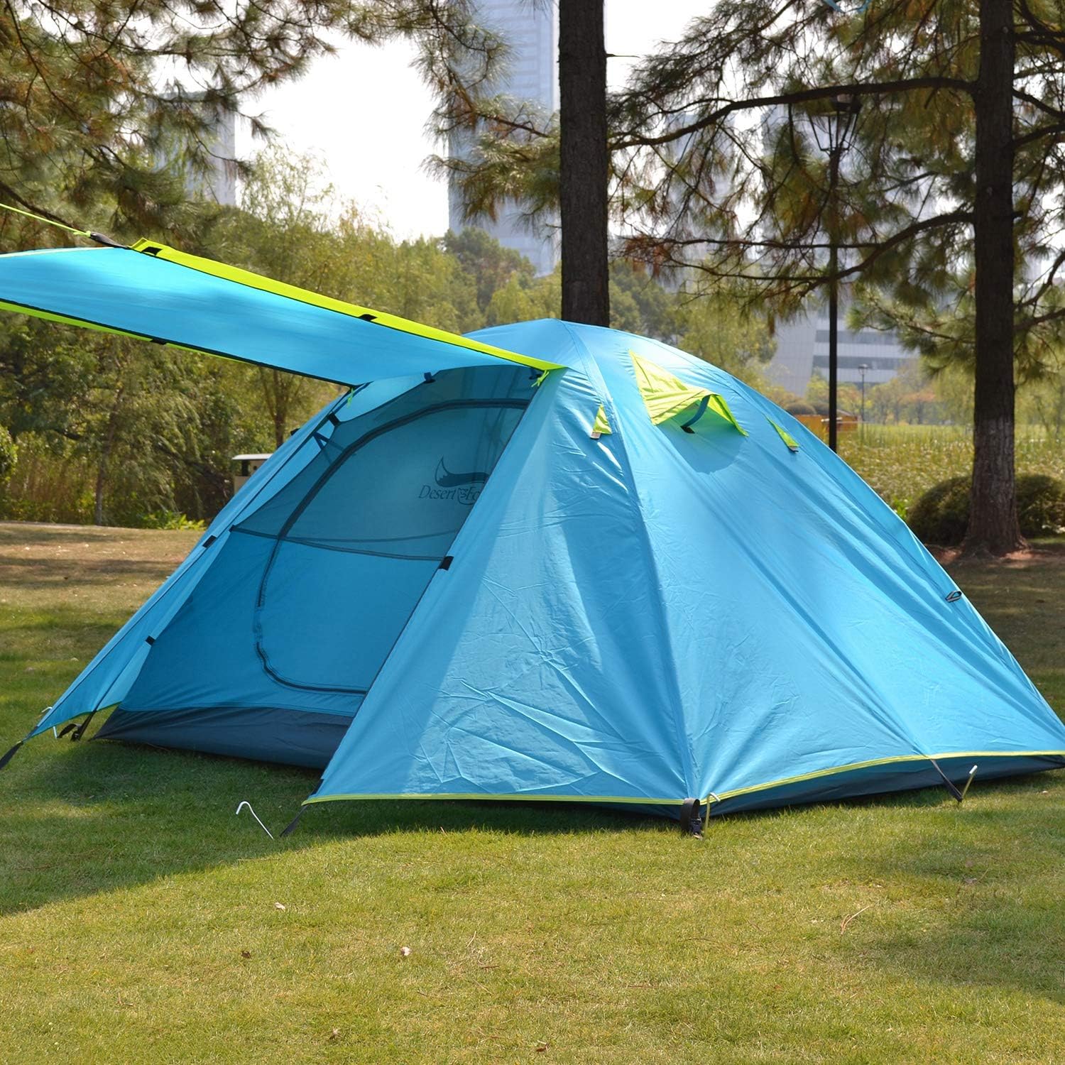 DESERT & FOX Camping Tents 1/2/3 Person,Outdoor Lightweight Backpacking Tent Waterproof 3 Season Tent for Family Hiking Hunting Mountaineering Travel - Image 6