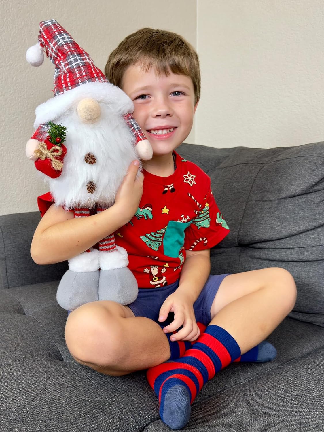 COTTON DAY Kids Boys Crew Dress Socks Bright Colorful Stripes Design - Image 5