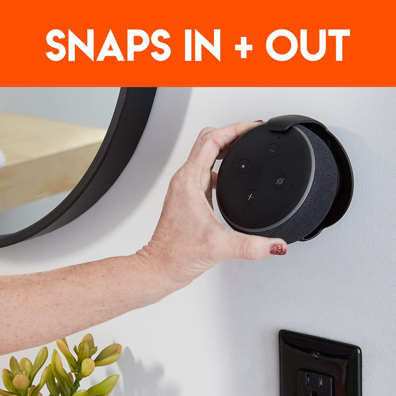 Made for Amazon Mount for Echo Dot (3rd Gen) - White - Image 7