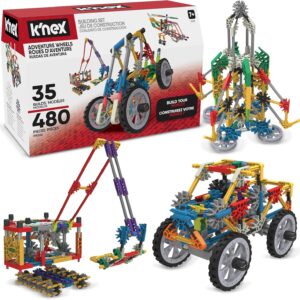 K’NEX – Adventure Wheels Building Set – 480 Pieces‚ STEM Building, Creative Construction Set‚ Ages 7+
