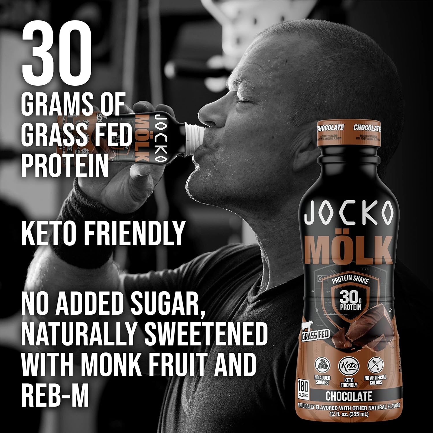 Jocko Fuel Protein Shake Bundle - Vanilla and Chocolate (24 Count) - Image 7