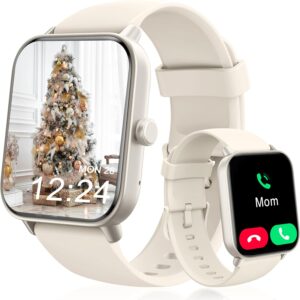 KALINCO Kids Smart Watch for Boys Girls Teens, IP68 Waterproof Swimming Smartwatch, 1.8″ Fitness Activity Tracker Watch with 100 Sports Modes, Make Call/Answer, Heart Rate, Sleep Monitor, Alarm