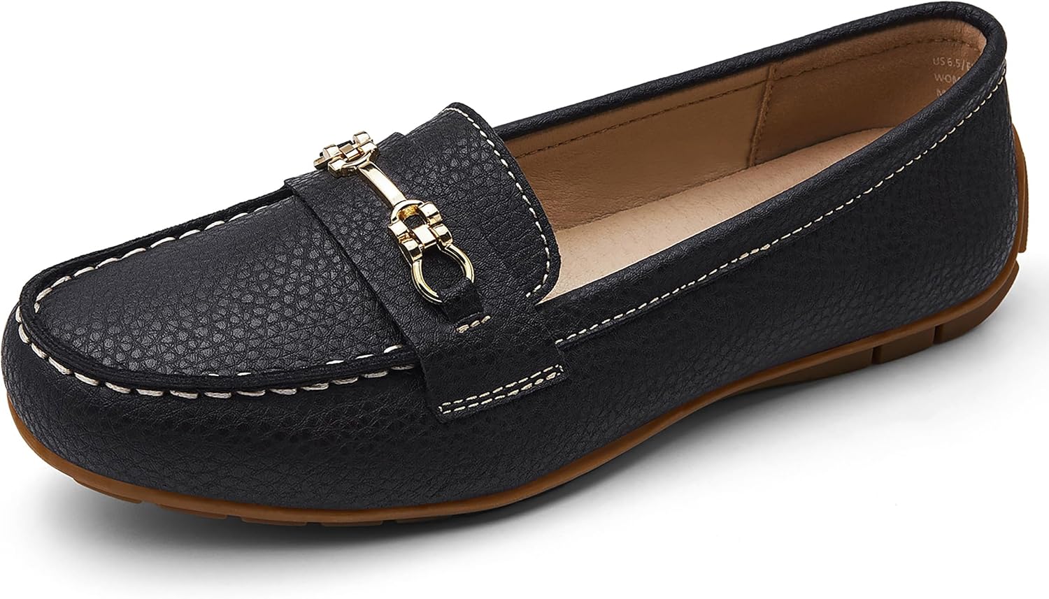 KORDAL Women's Comfortable & Lightweight Leather Loafers Slip-Ons Driving Mocs Walking Shoes Cute Business Casual Dress Shoes Work Flats for Women - Image 4