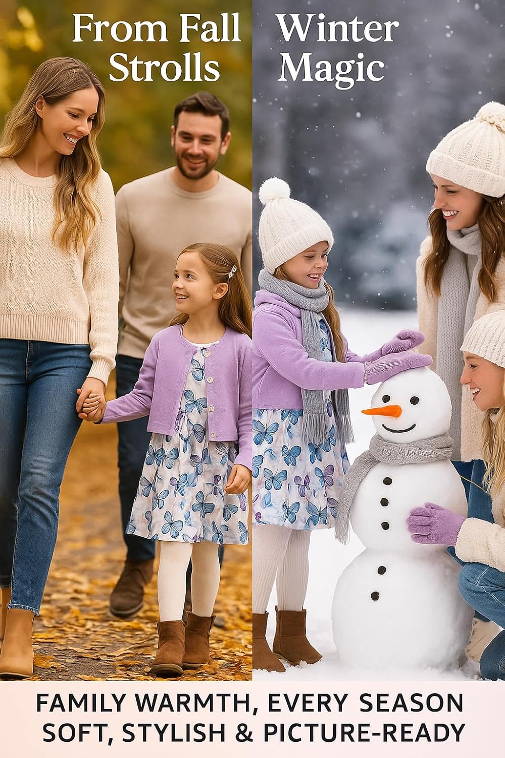 PATPAT Toddler Girl Dress 2 Piece Girl Sleeveless Dress and Cotton Cardigan Set with Pockets, 18M-12Y - Image 4