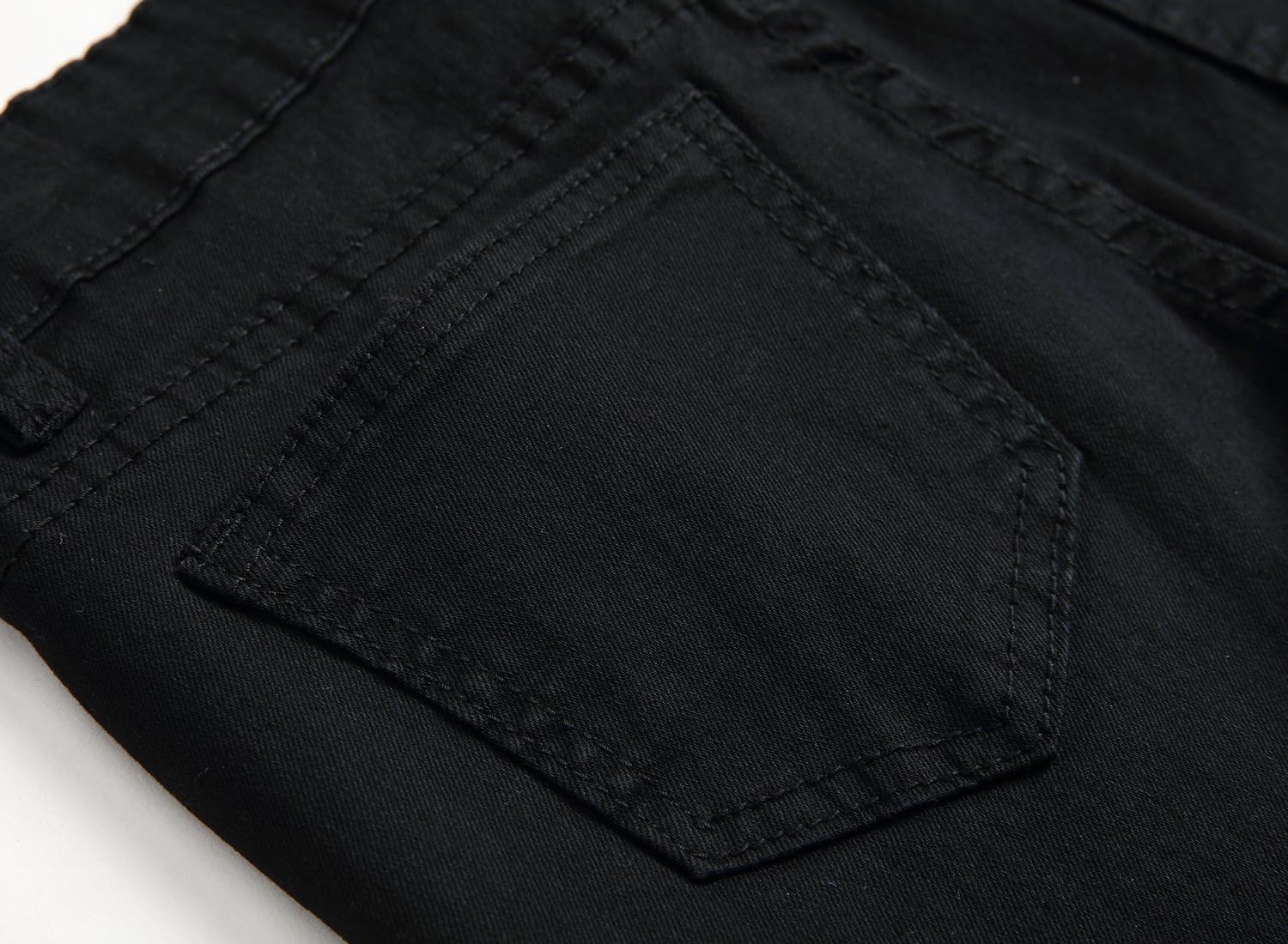 Boy's Skinny Fit Ripped Destroyed Distressed Stretch Slim Jeans Pants - Image 8